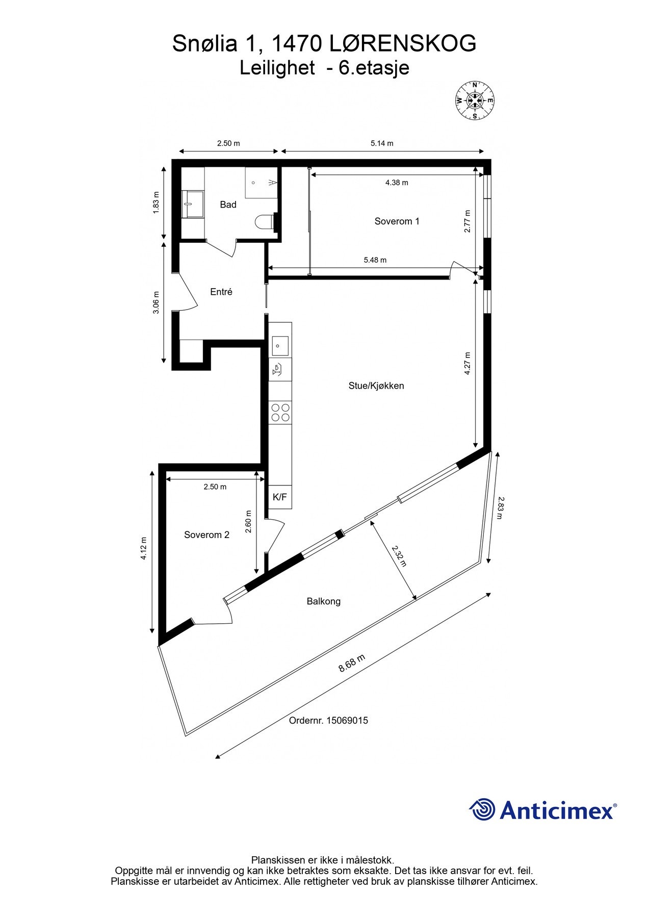 Først starter vi med et overblikk over plantegningen slik at du får orientert deg litt. Galleribilde
