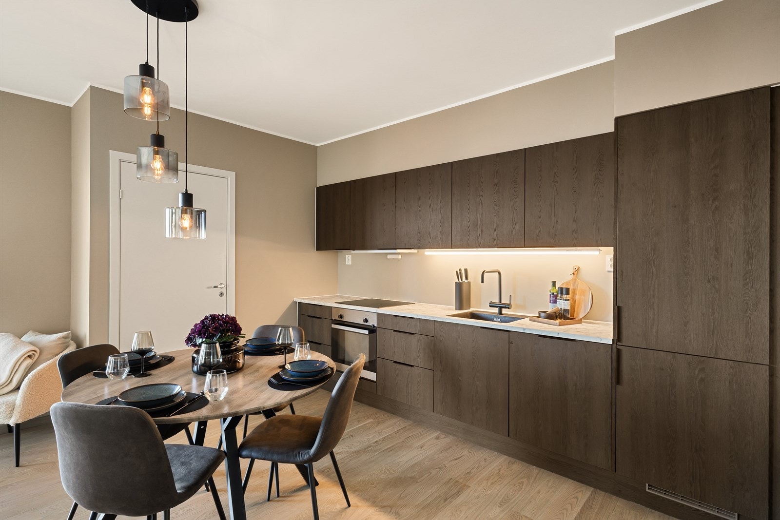 En strøken 3-roms leilighet i nybygg fra 2022. Galleribilde