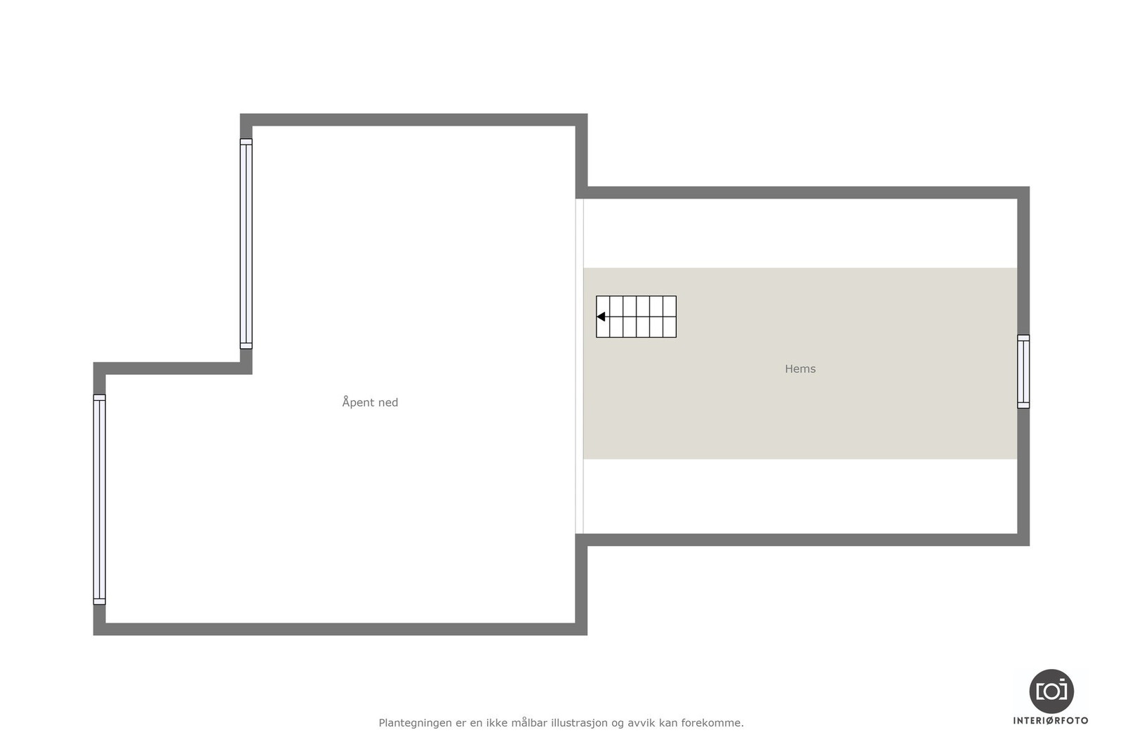 Plantegning hems Galleribilde
