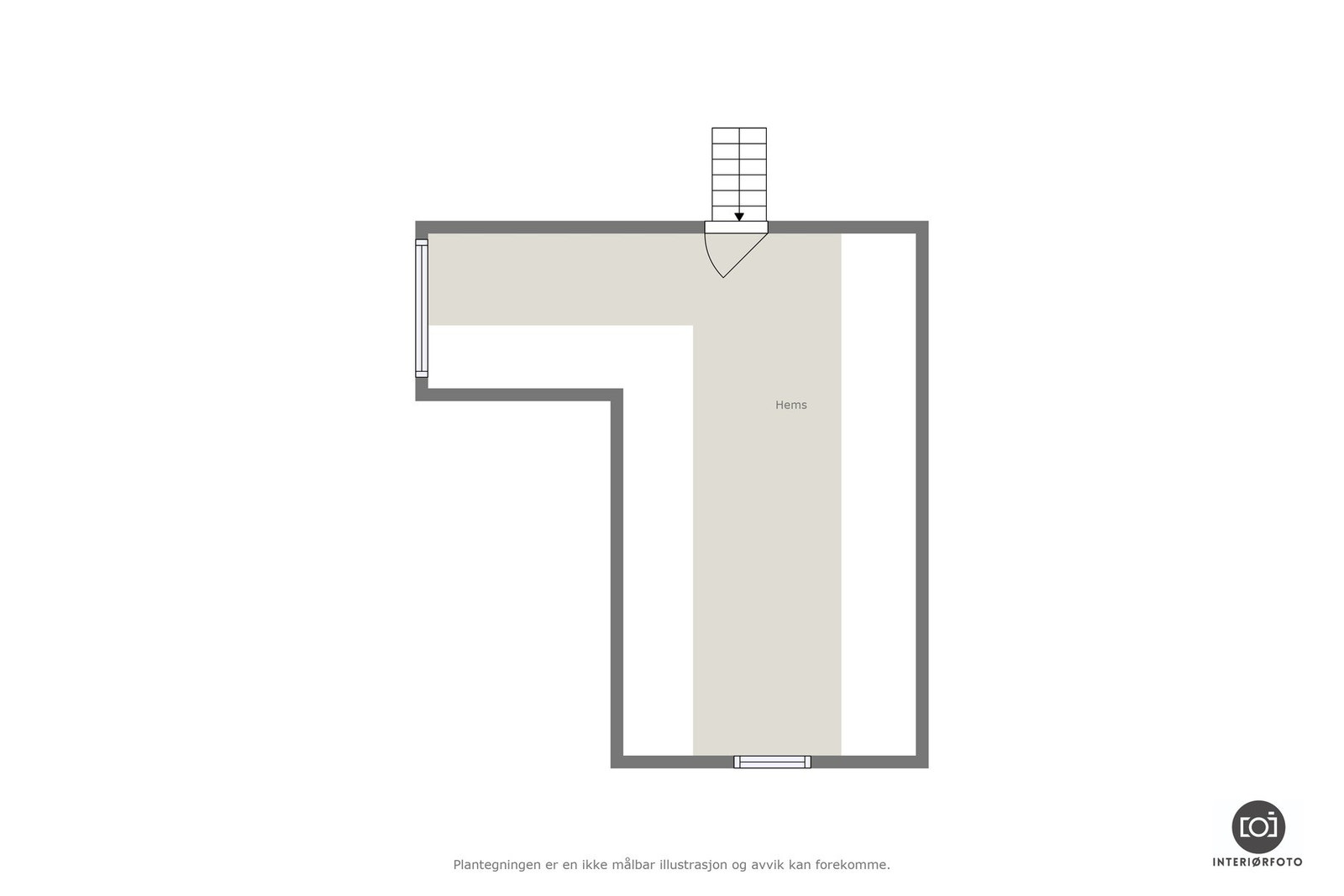 Plantegning hems Galleribilde