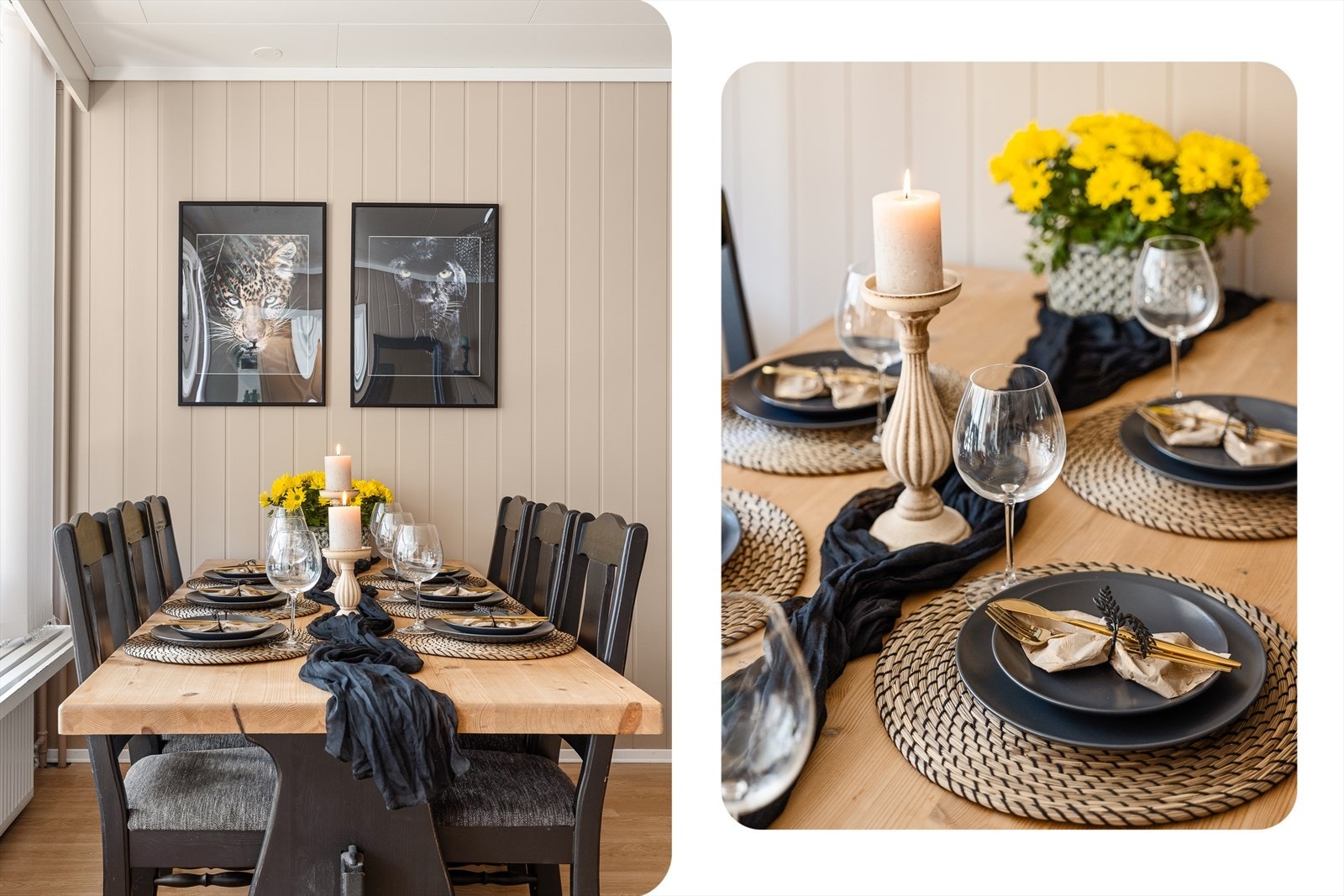 Det er og mulighet for å innrede med en romslig spisegruppe Galleribilde