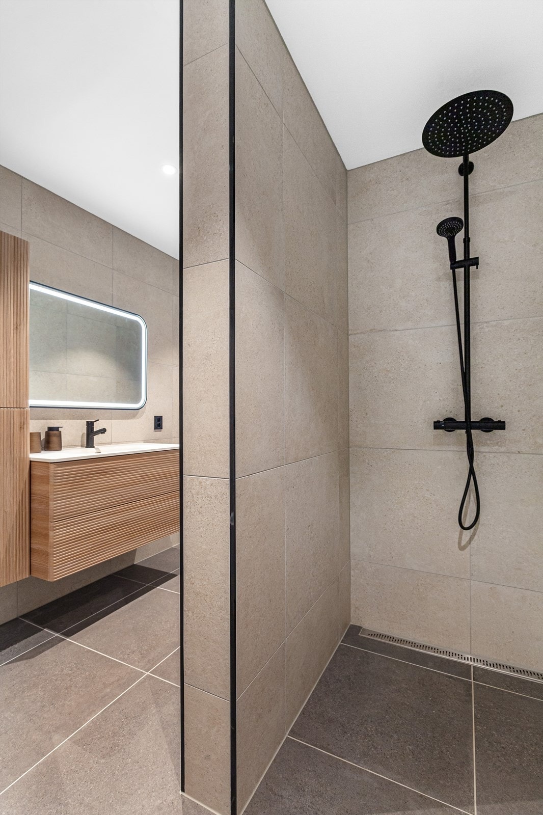 Badet har også gulvvarme. Galleribilde