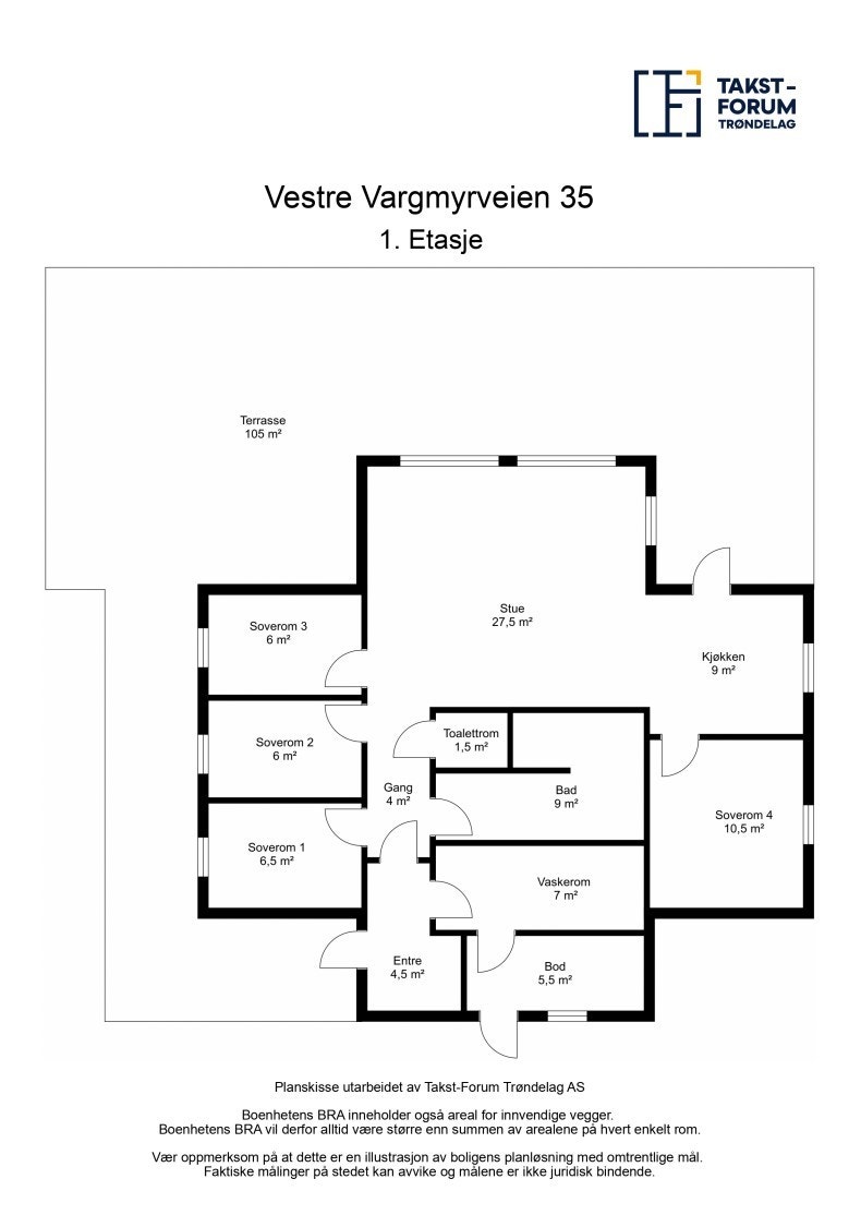 Plantegning 1.etasje. Galleribilde