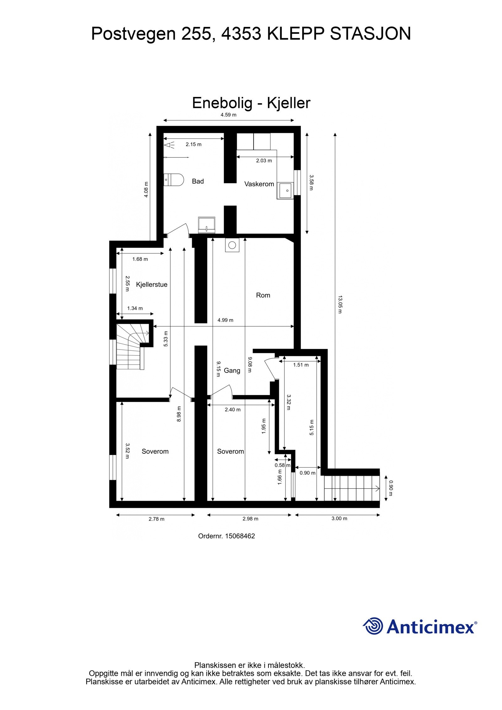 Plantegning | Kjelleretasje Galleribilde