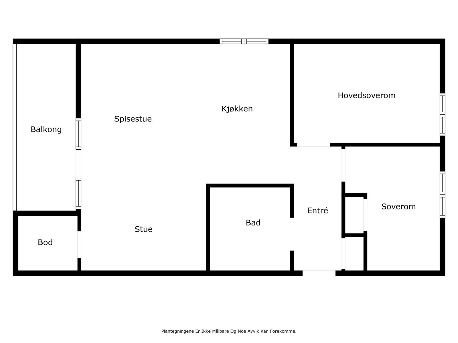 Meget god planløsning samtidig som endeleilighet i 3. etasje. Heis & parkeringskjeller! Galleribilde