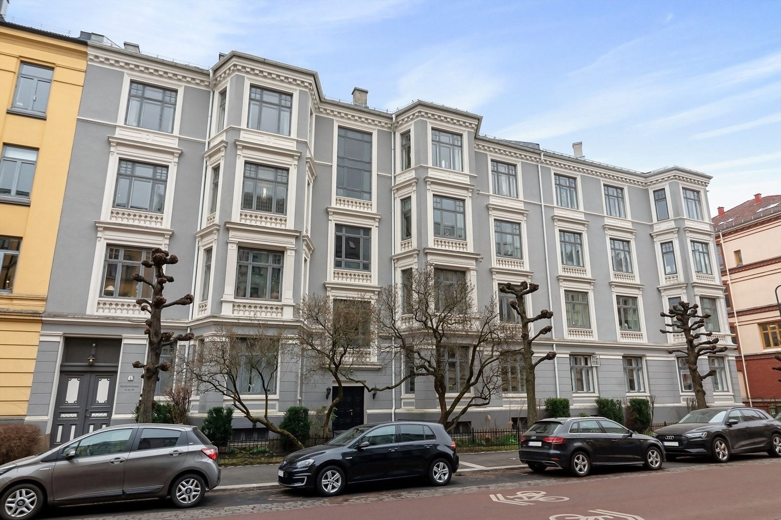 Løvenskioldsgate ligger i et tilbaketrukket og rolig område på Frogner. Gaten er blitt omgjort til sykkelvei Galleribilde