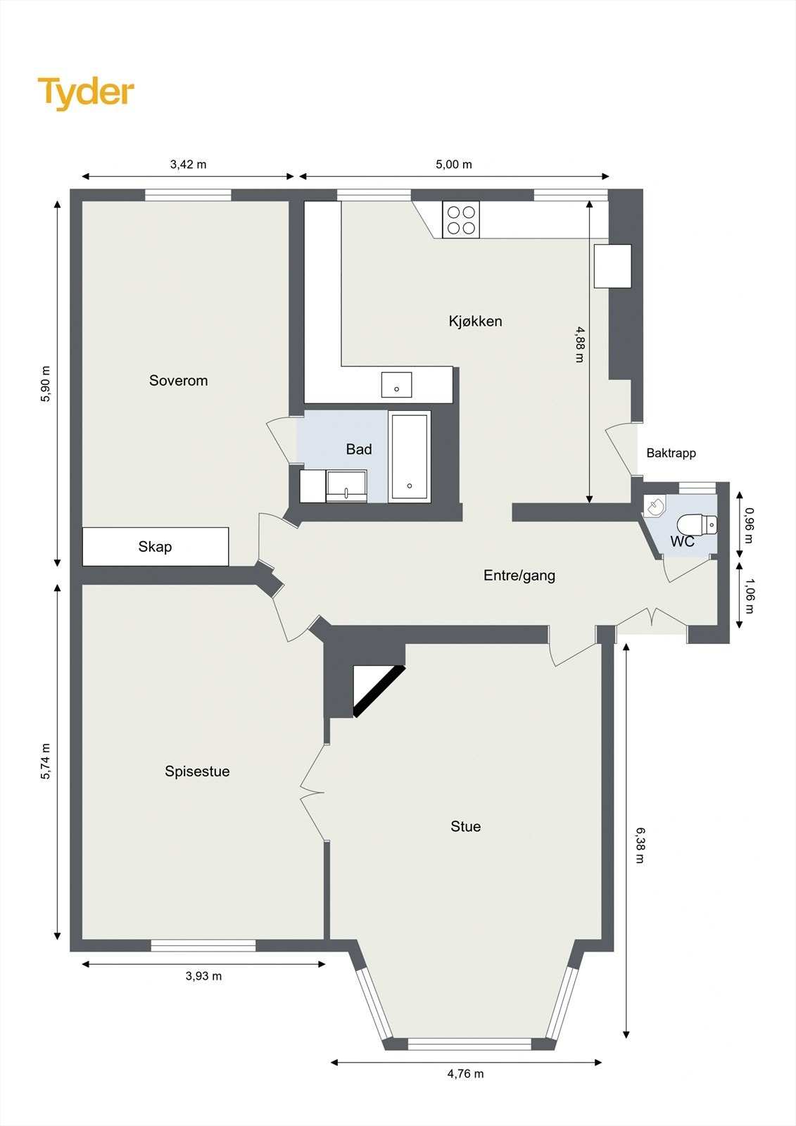 Plantegning Galleribilde