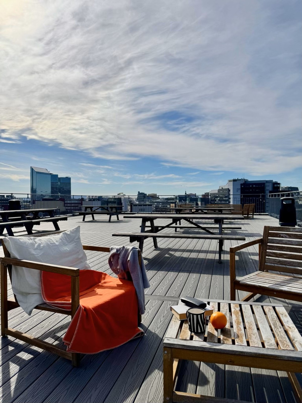 Takterrassen har flotte fellesområder. Galleribilde