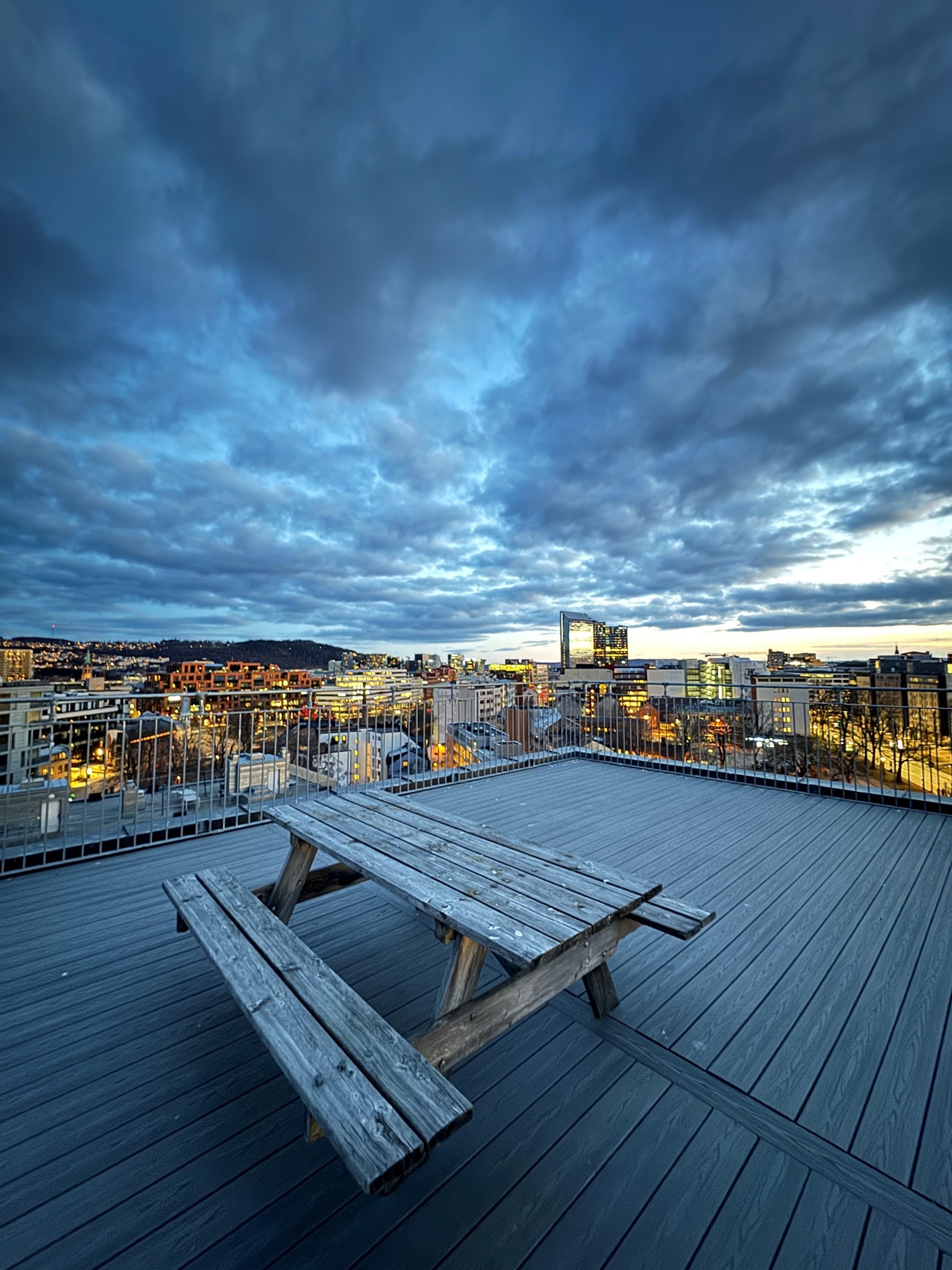 Borettslaget har en flott takterrasse som er felles for alle andelseierene. Galleribilde