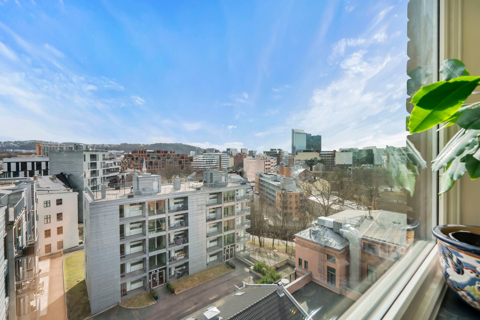 Flott utsikt fra boligen. Galleribilde