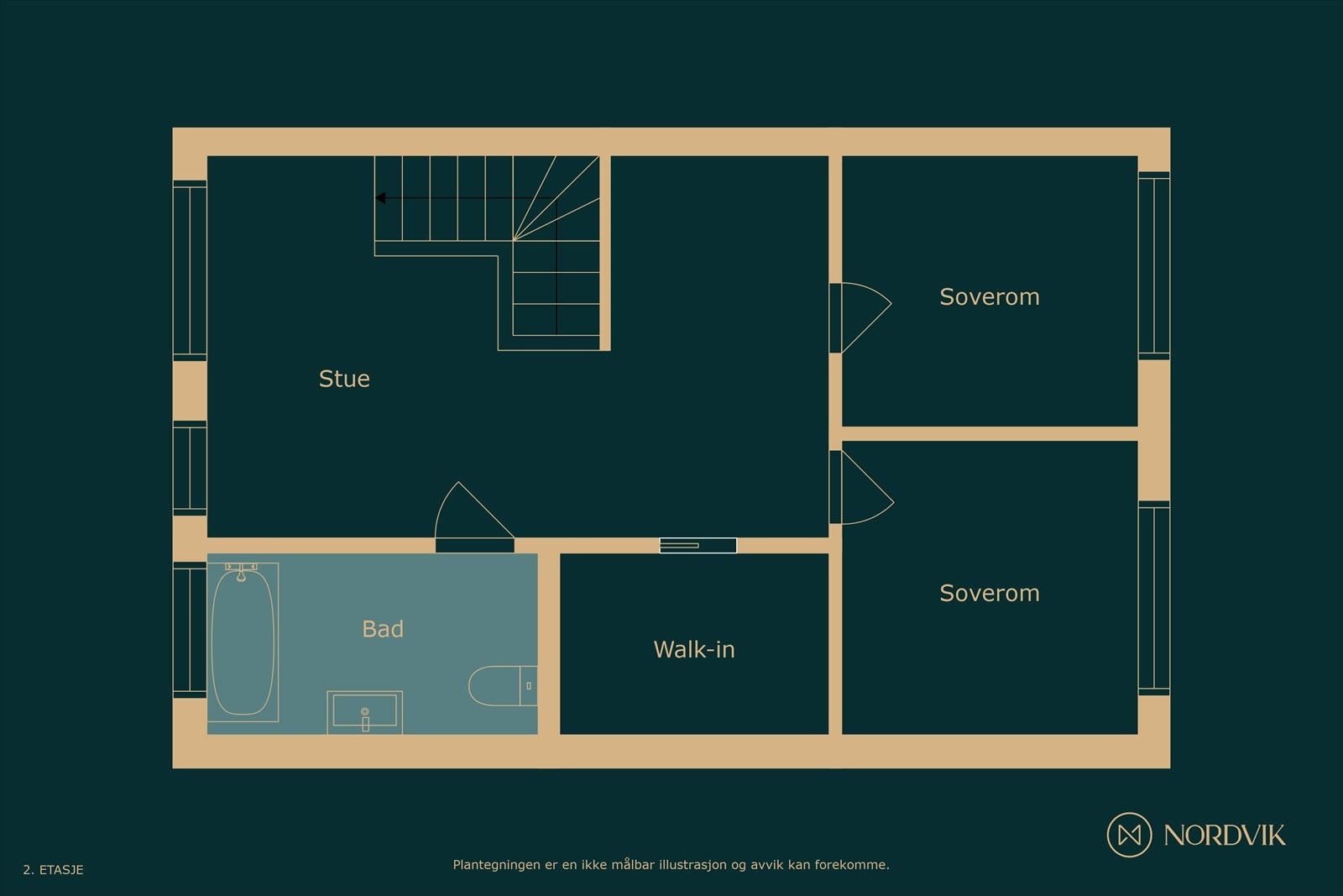 Plantegning Galleribilde