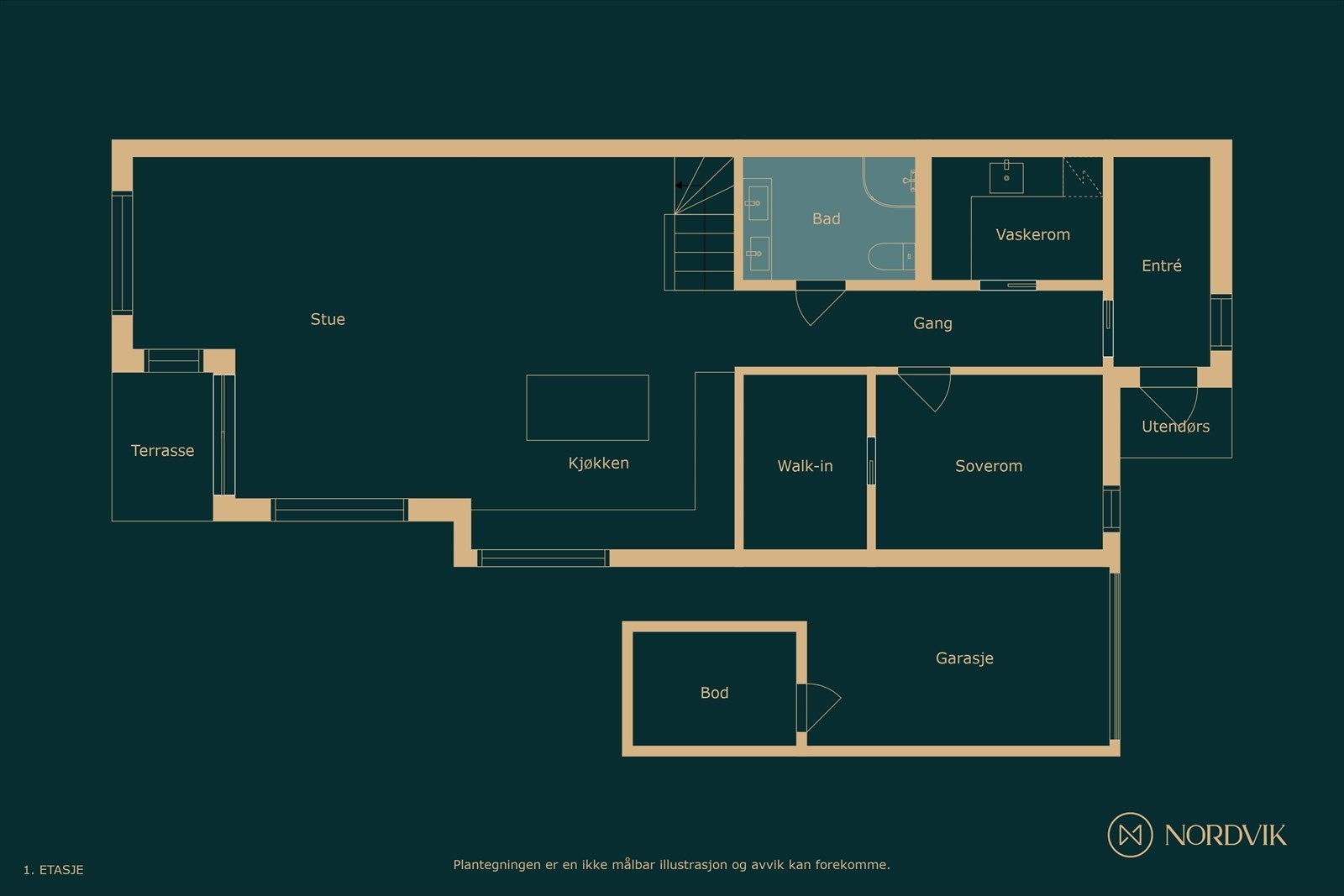 Plantegning Galleribilde