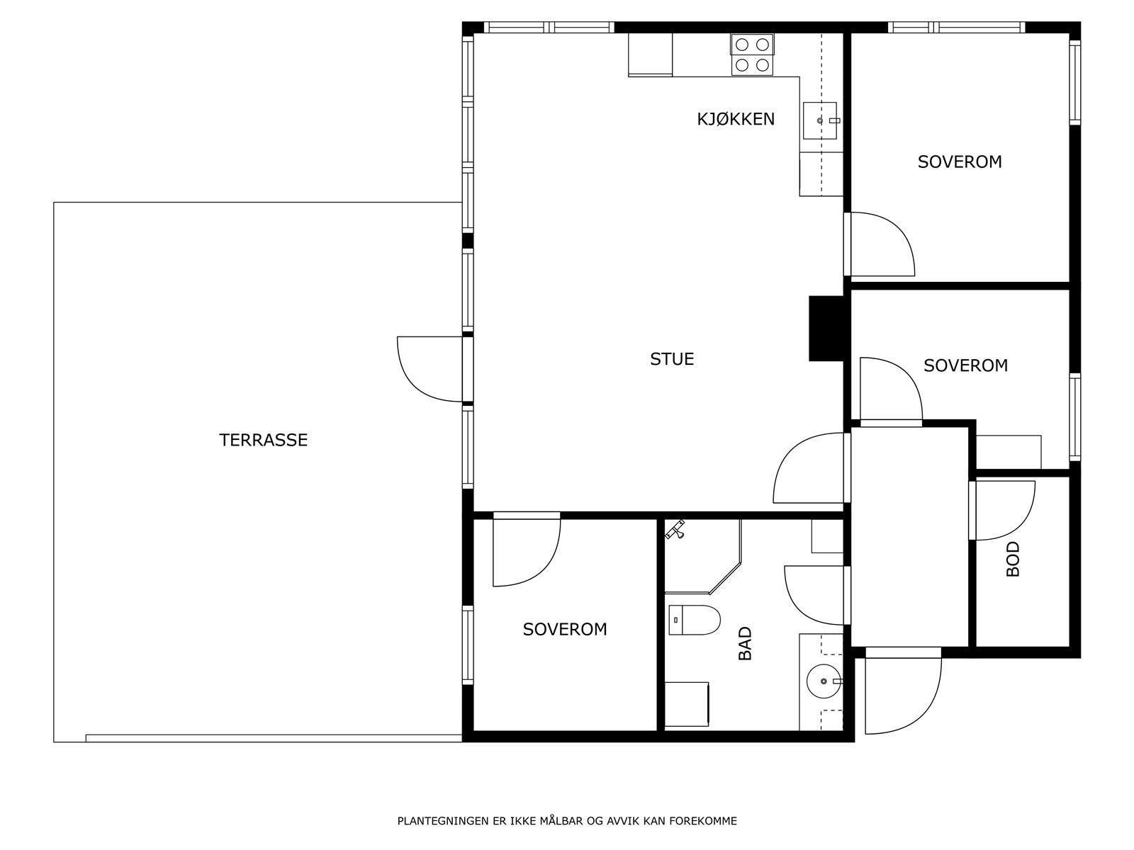 Plantegning Galleribilde