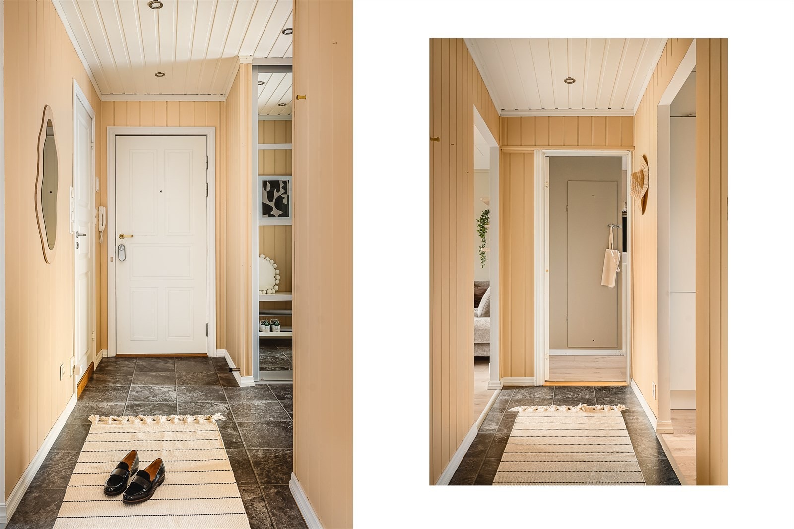 Entré/gang med god plass til klær og sko Galleribilde