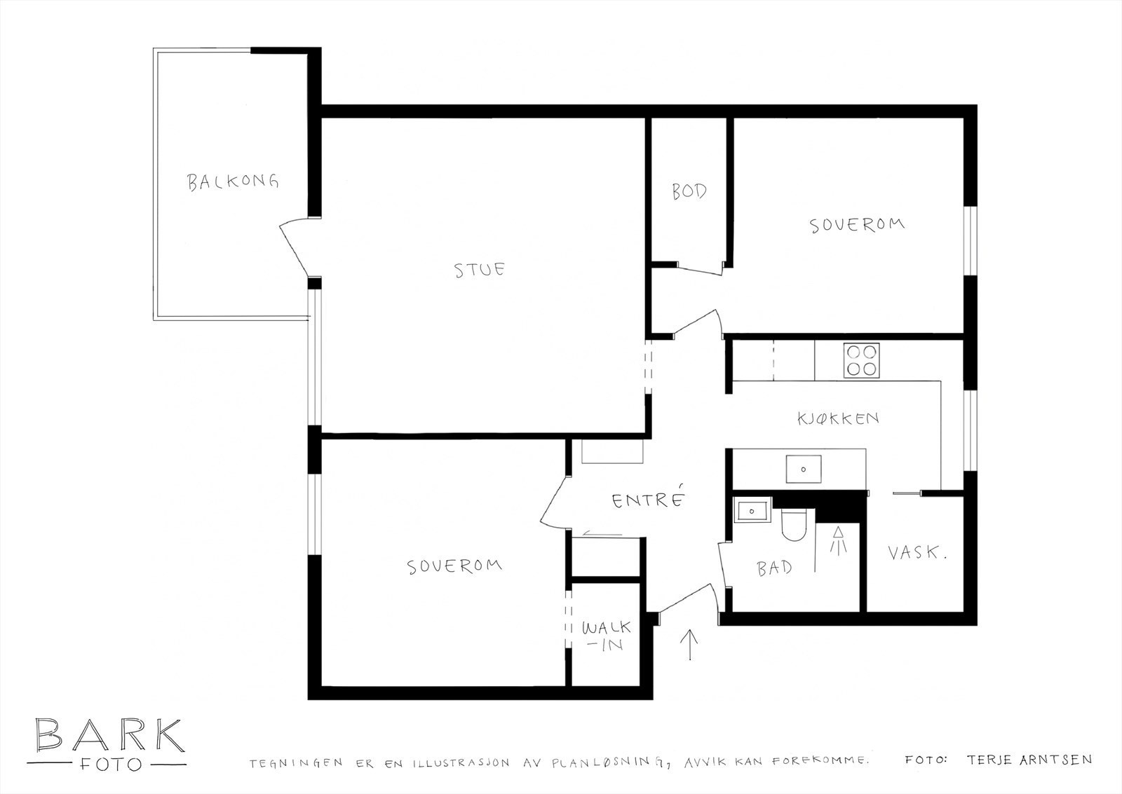 Planskisse: 4. etasje Galleribilde
