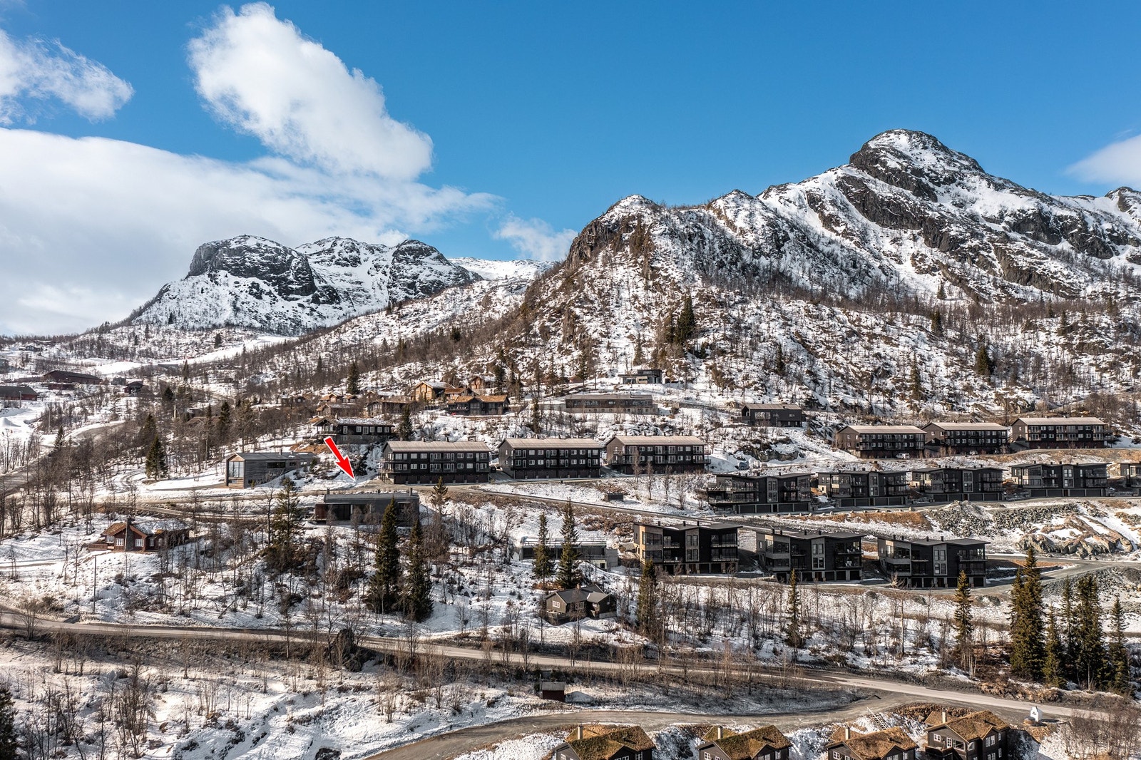 Kort vei til Skarsnuten hotel og Skigaarden. Galleribilde