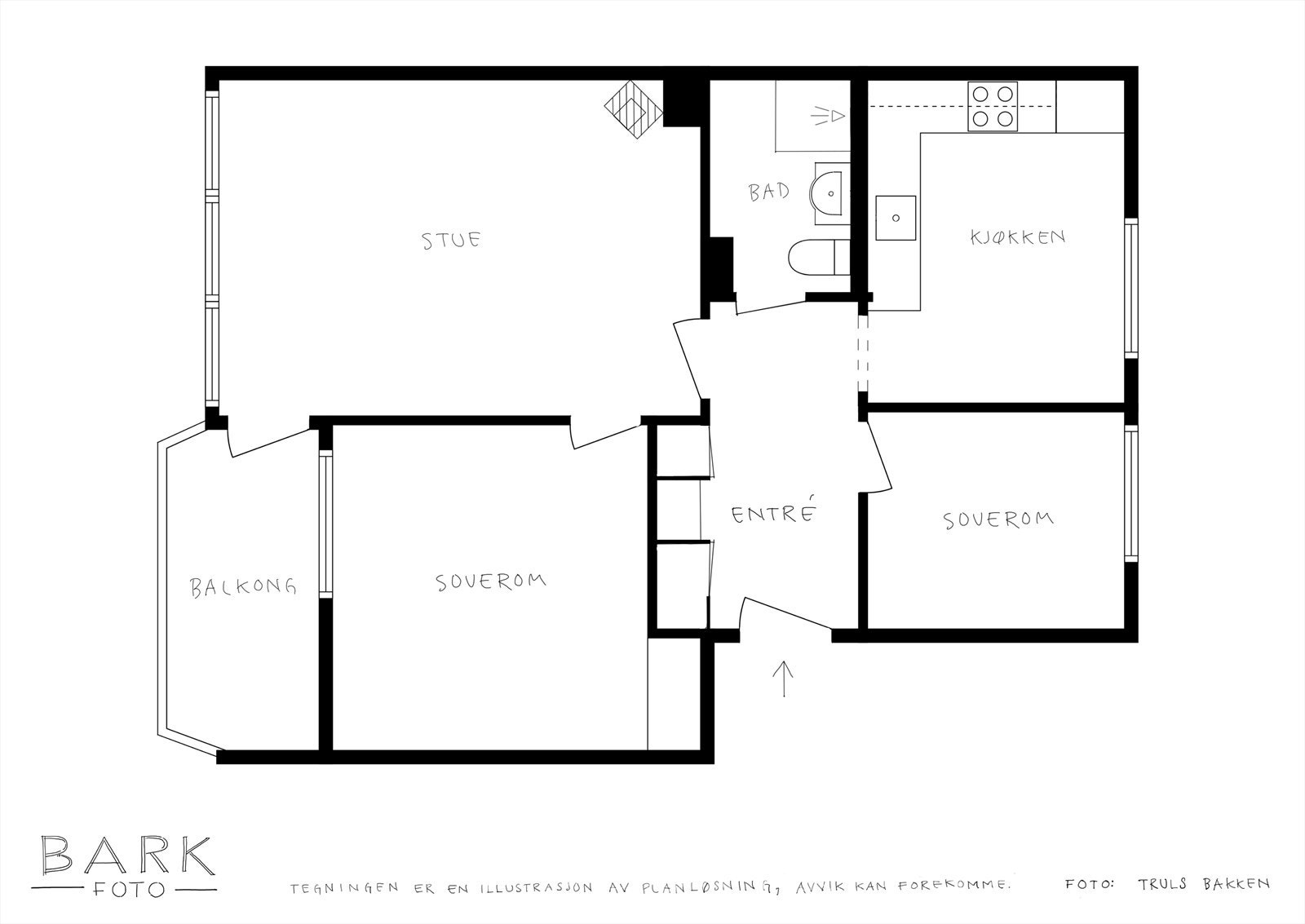 Planskisse | 2 etasje! Galleribilde