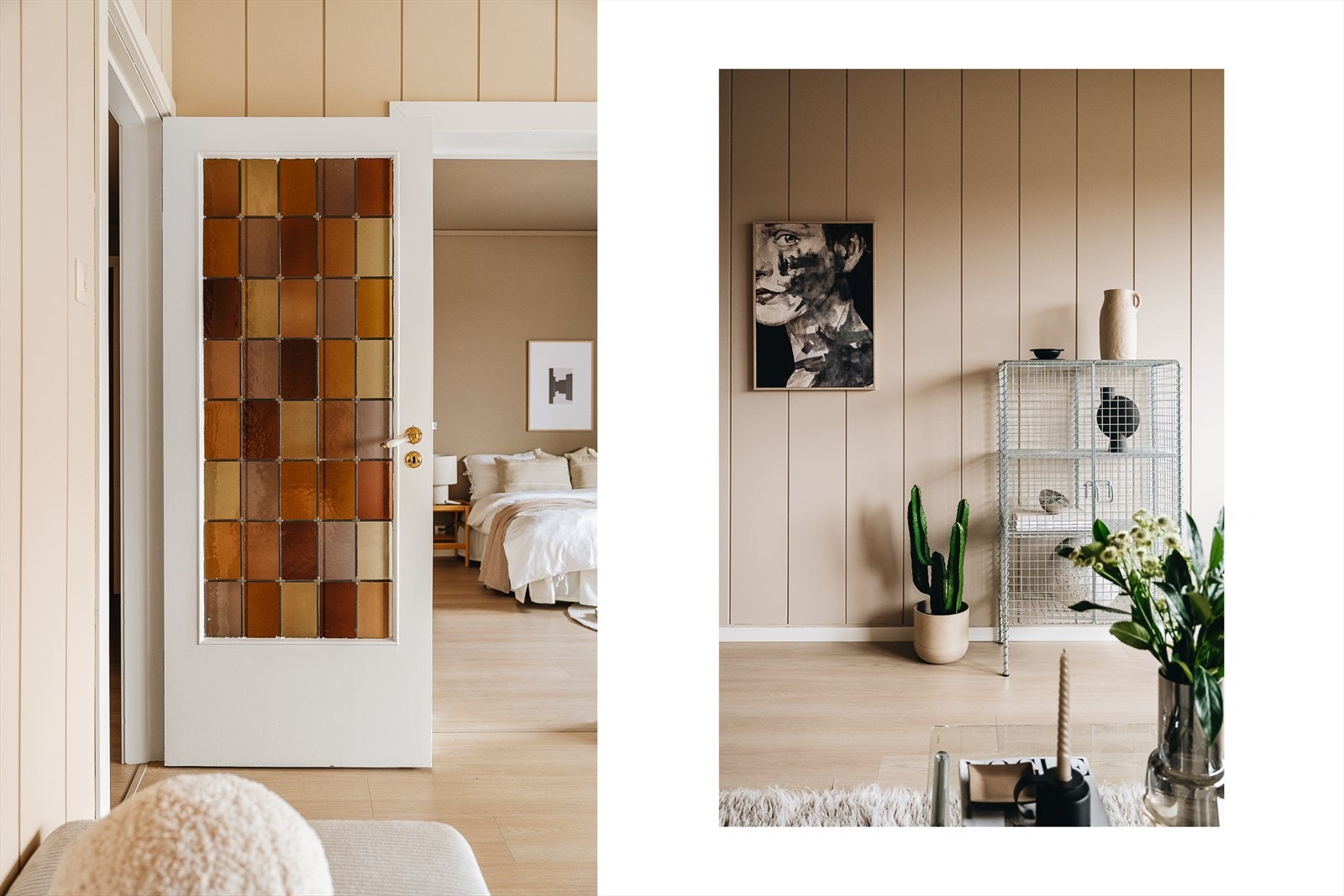 Fra stuen har du adkomst til hovedsoverommet i leiligheten. Galleribilde