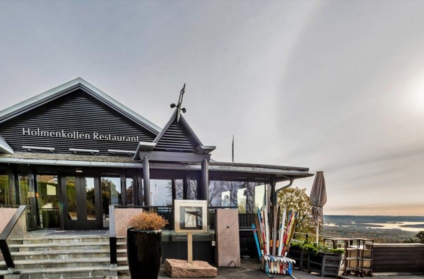 Fra Holmenkollen Restaurant. Galleribilde