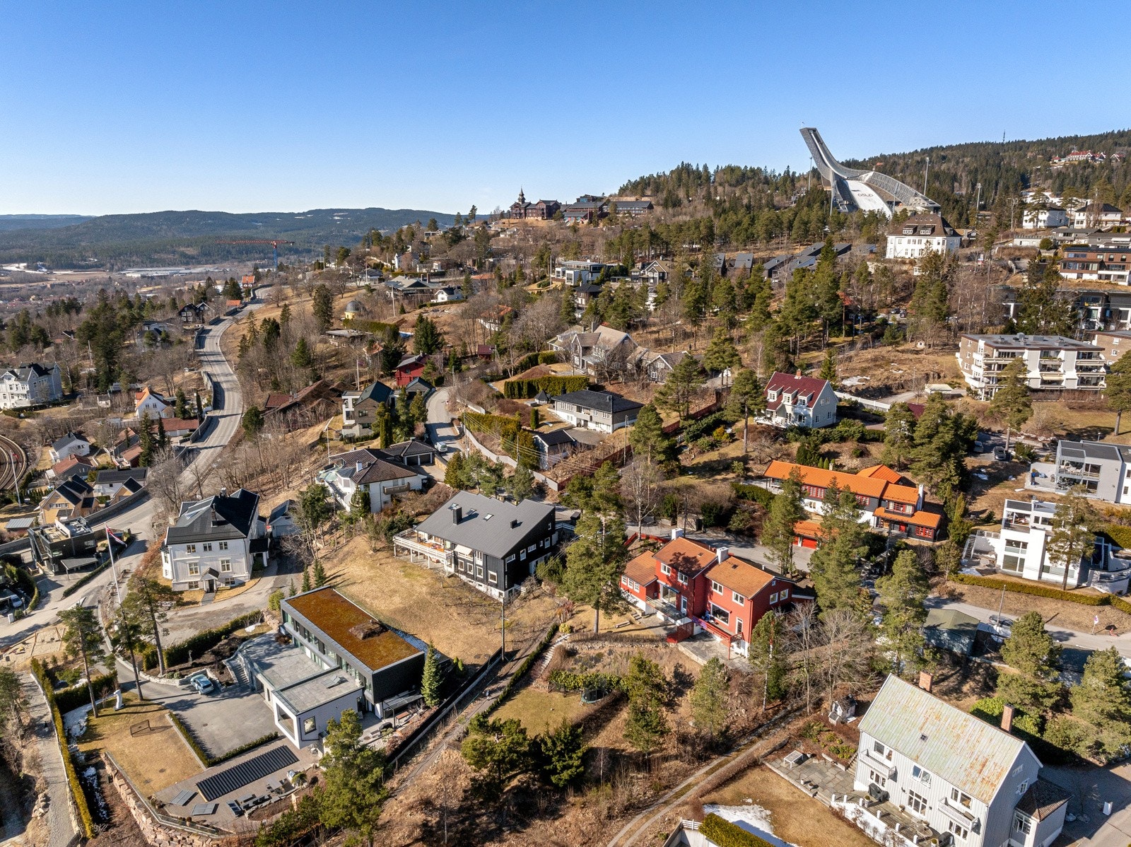 Dronefoto. Galleribilde