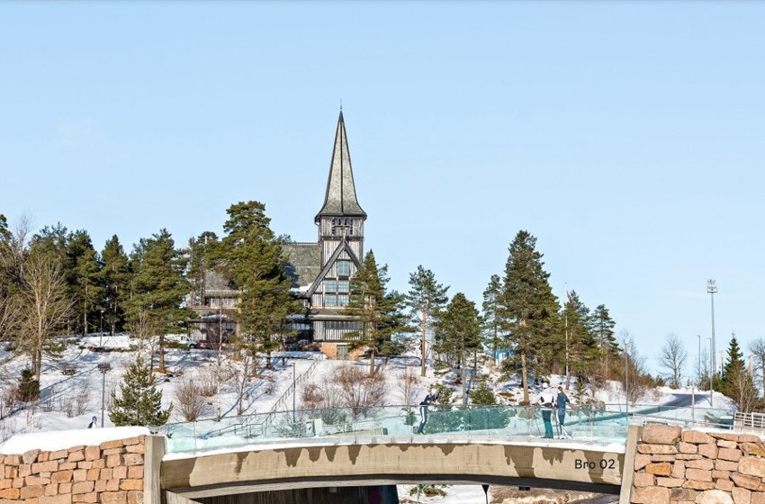 Holmenkollen Kapell. Galleribilde