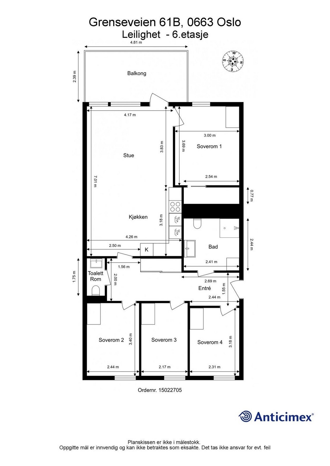 Plantegning Galleribilde