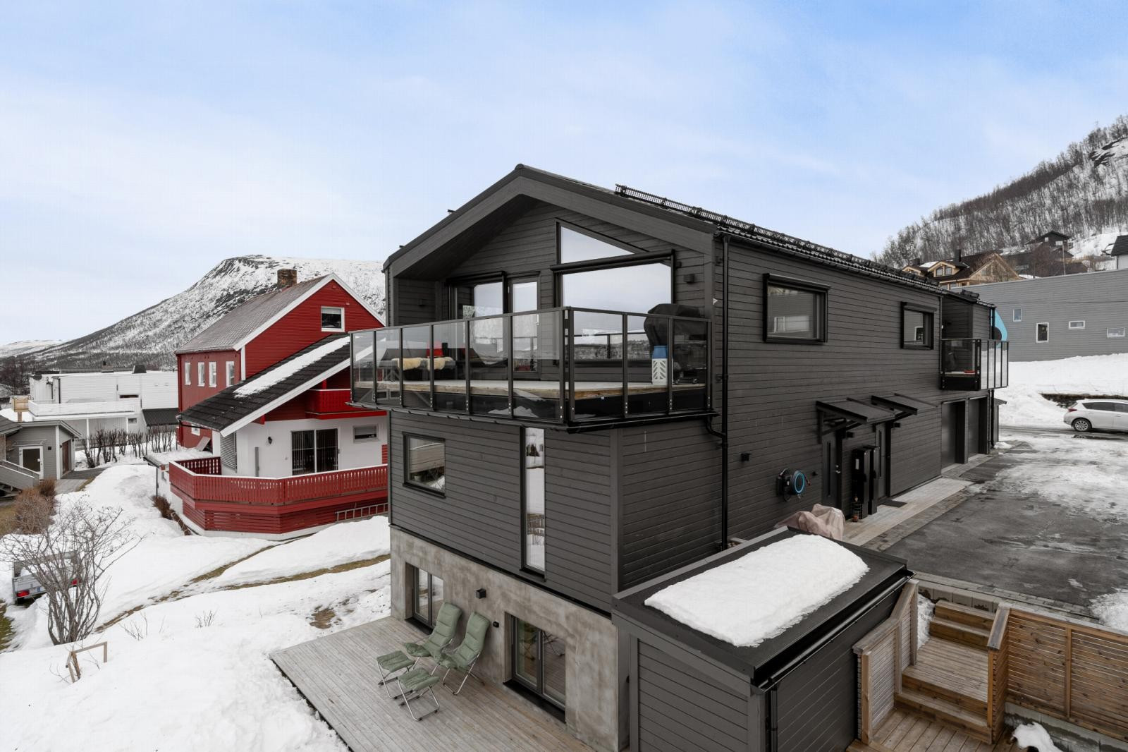 Lekker del av tomannsbolig plassert sentralt i Tromsdalen