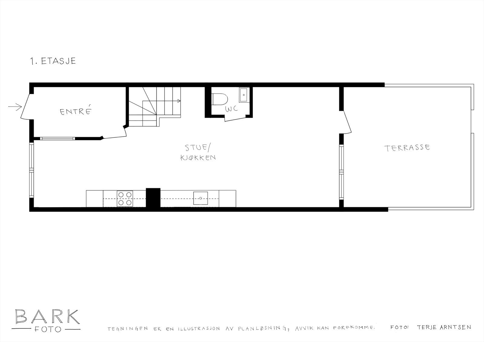 Planskisse 1.etasje Galleribilde