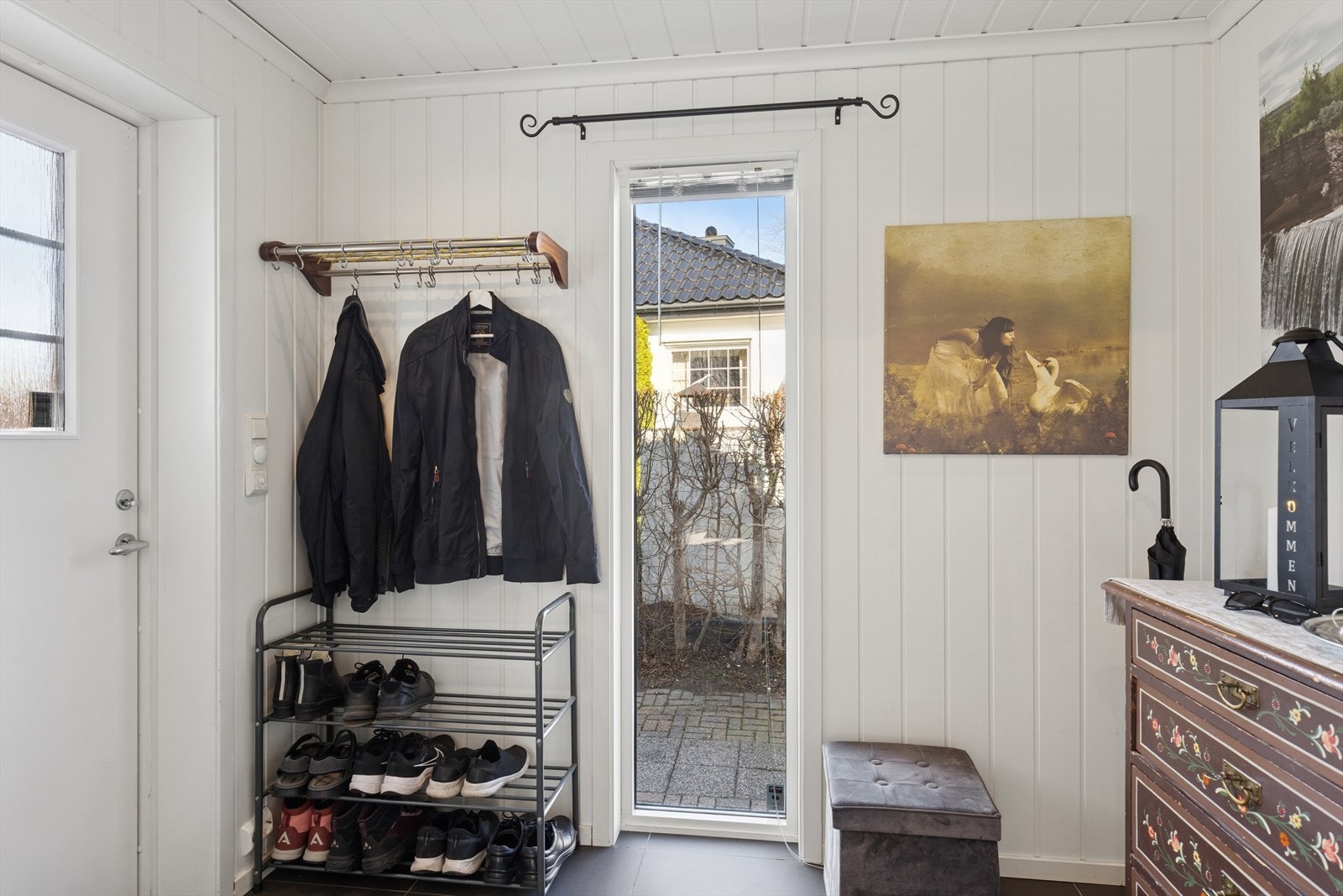 Innbydende og fin entré. Galleribilde