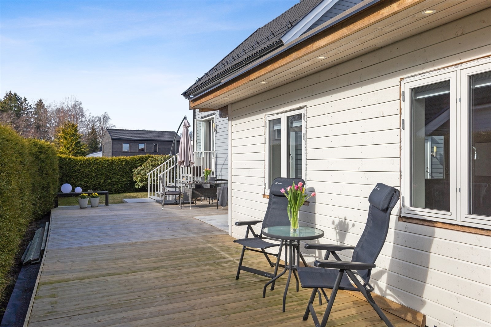 Nesten nytt anneks i hagen. Galleribilde