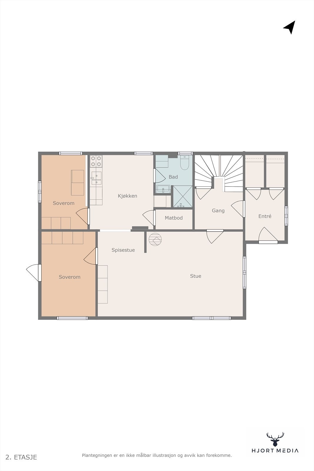 Plantegning Galleribilde