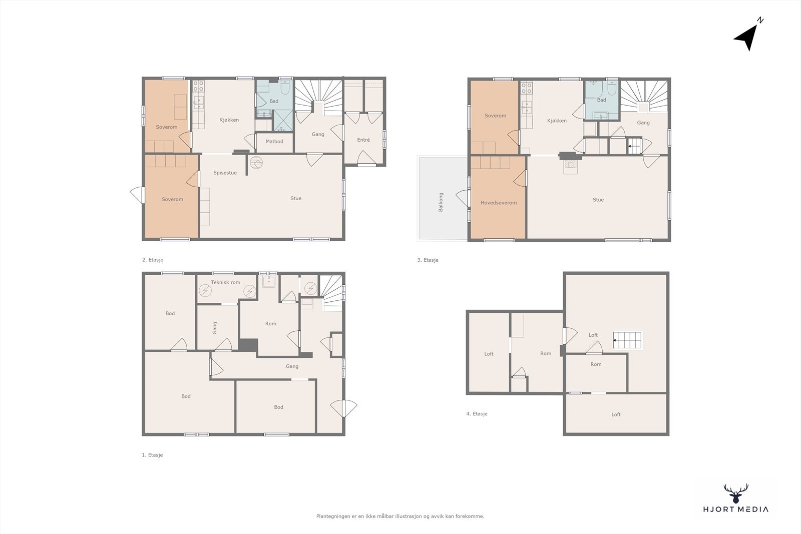 Plantegning Galleribilde