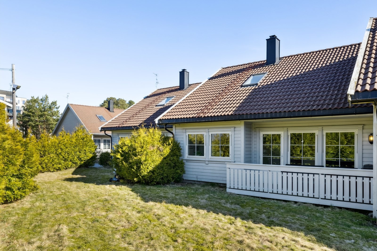 Fasade - Gode solforhold på ettermiddagen Galleribilde