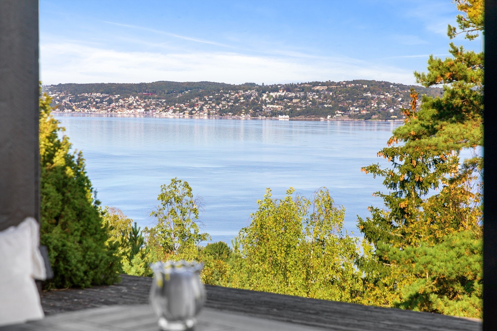 Utsikten fra terrassen er upåklagelig Galleribilde