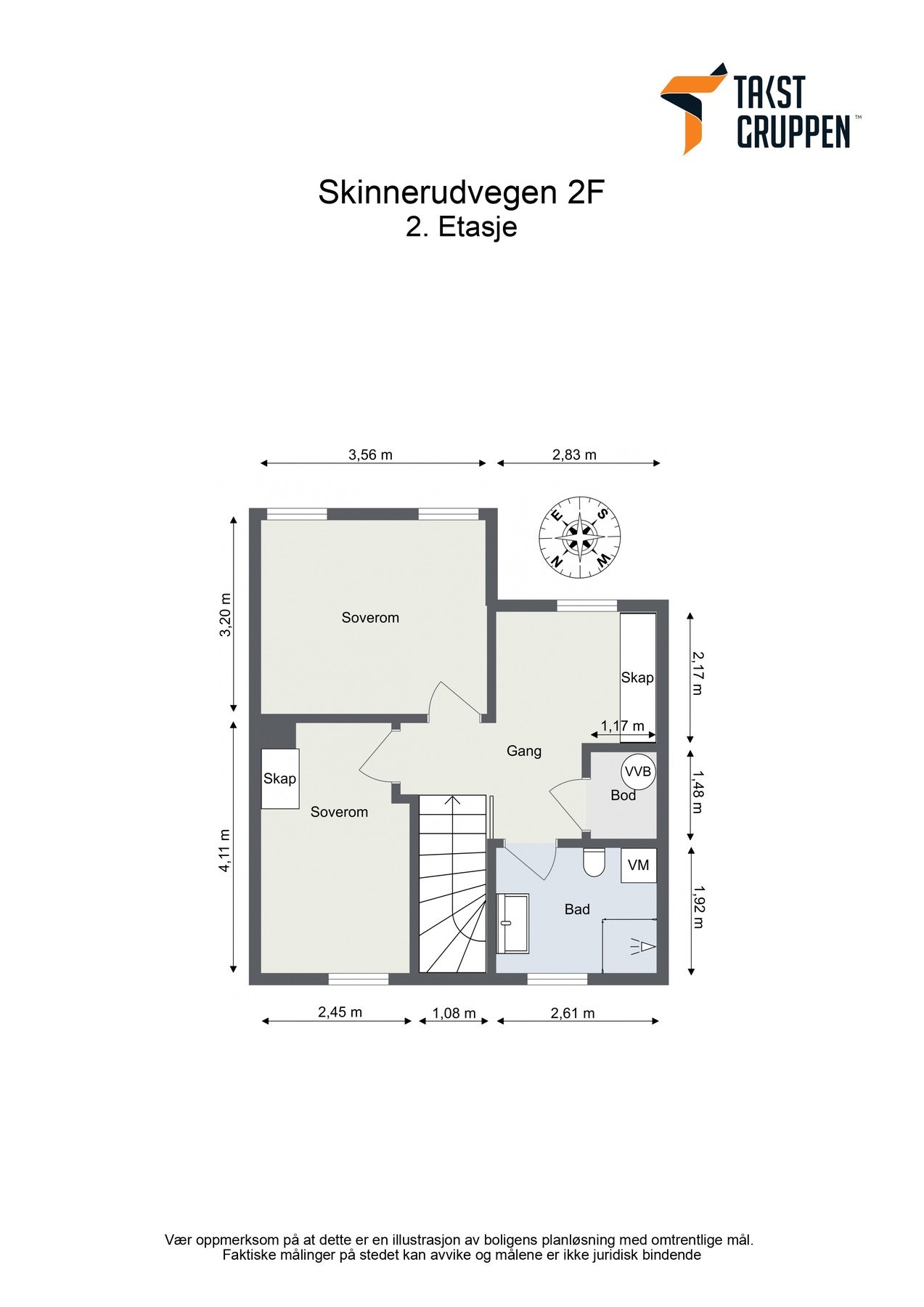 Plantegning 2. etasje Galleribilde