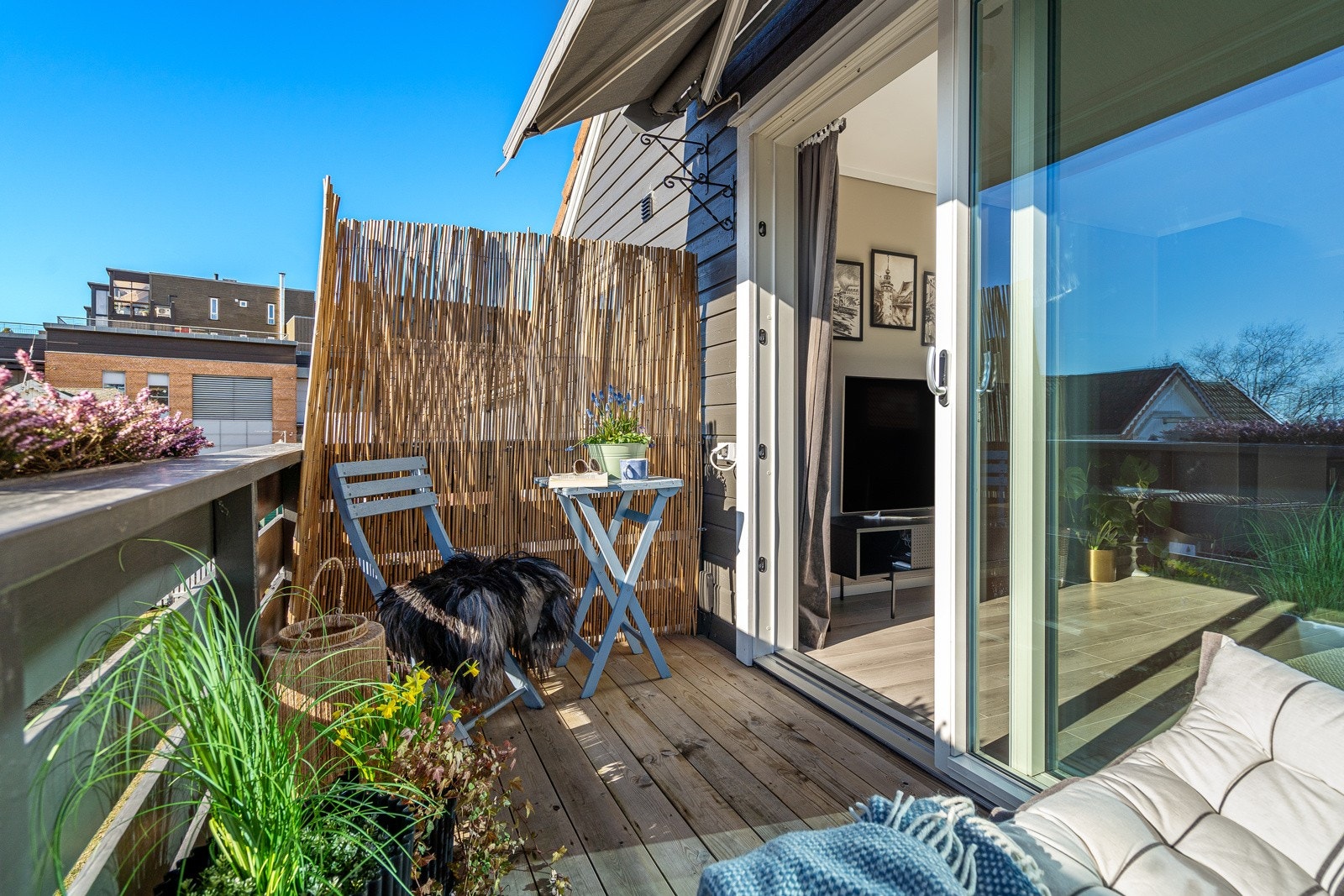 Skyvedørene ut til balkongen er fra 2022. Galleribilde