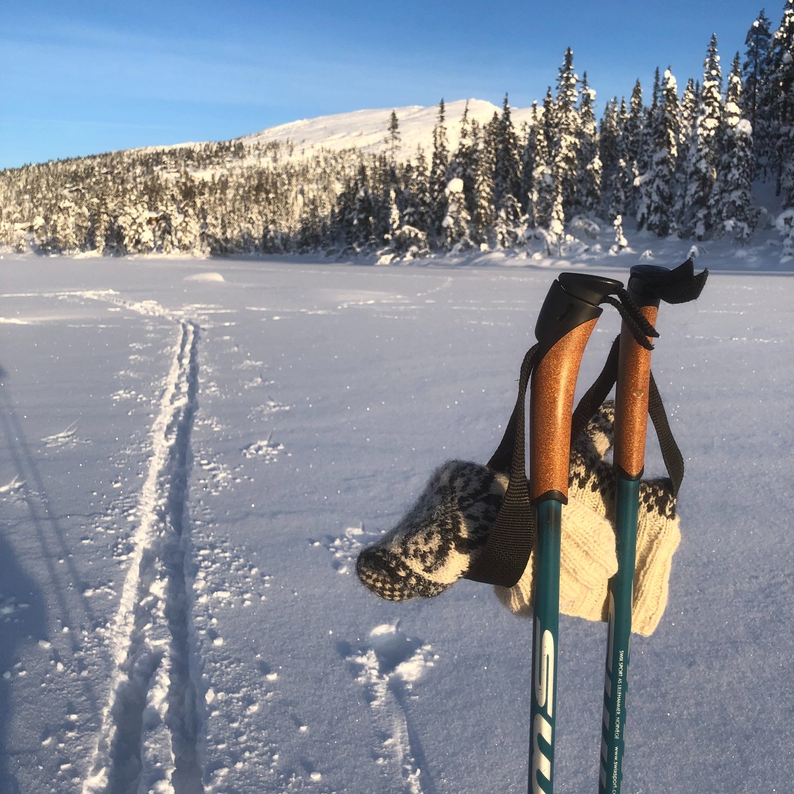Vinterbilde fra Breiløkvannet Galleribilde