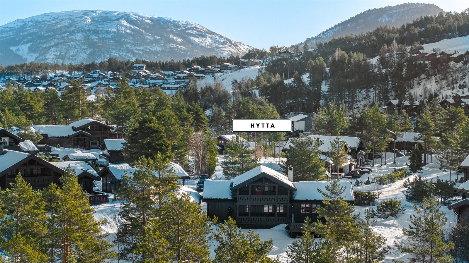 Hytten har en flott intern beliggenhet i Vrådal Panorama Galleribilde