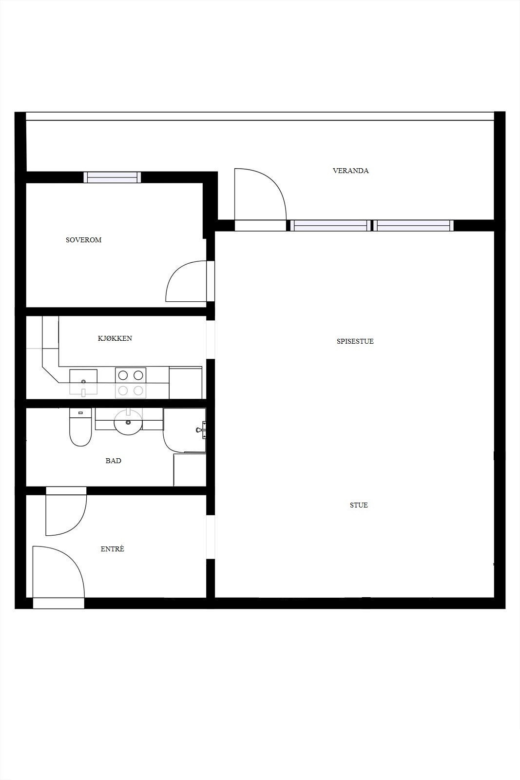Plantegning Galleribilde