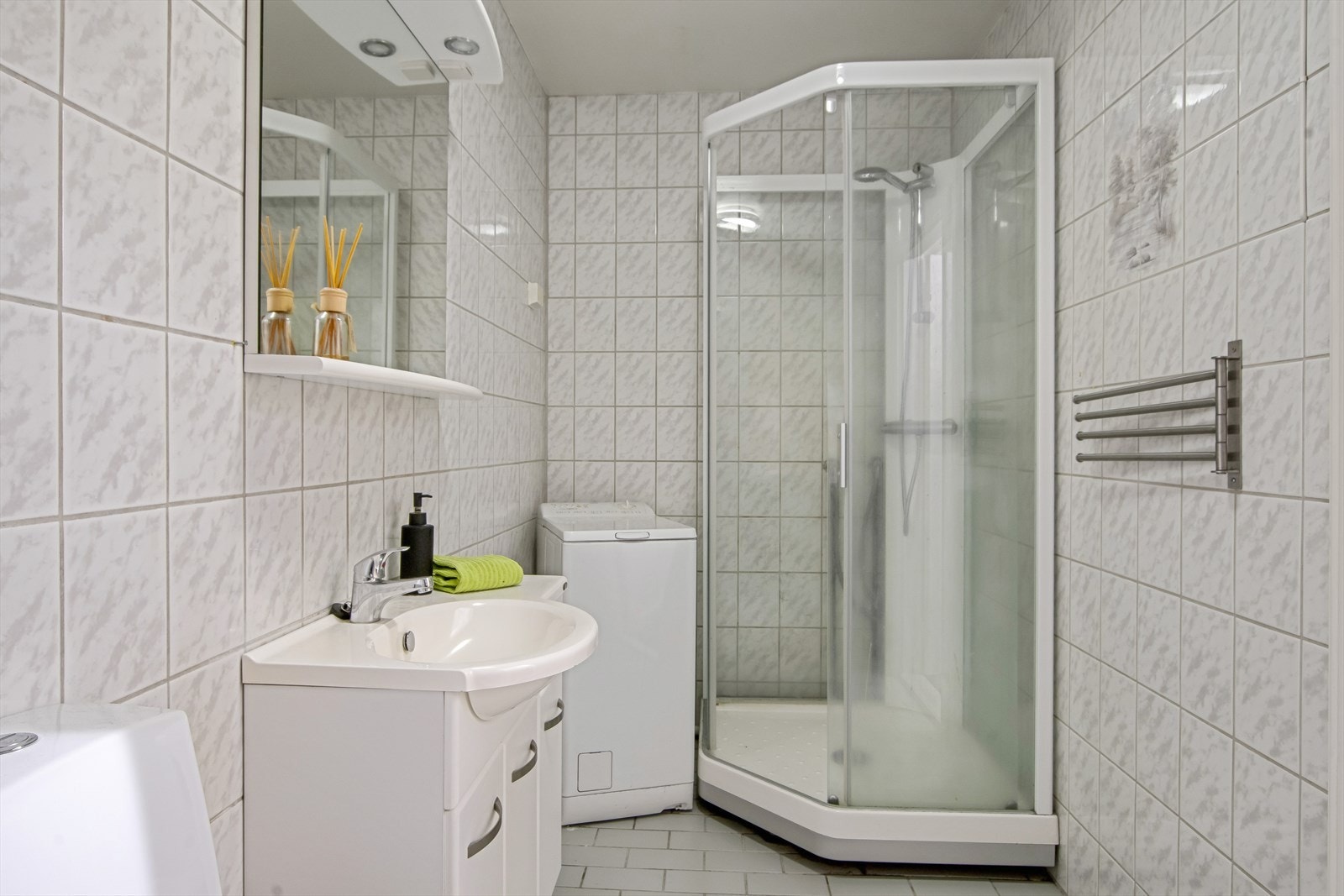 Opplegg for vaskemaskin. Galleribilde