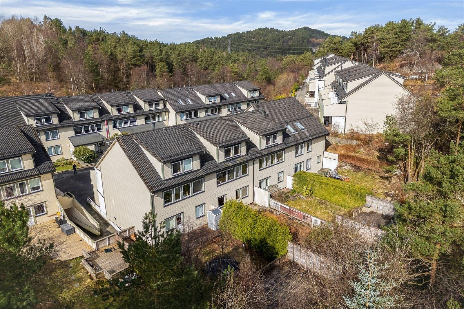 Det er også en egen hagedel som eier disponerer Galleribilde