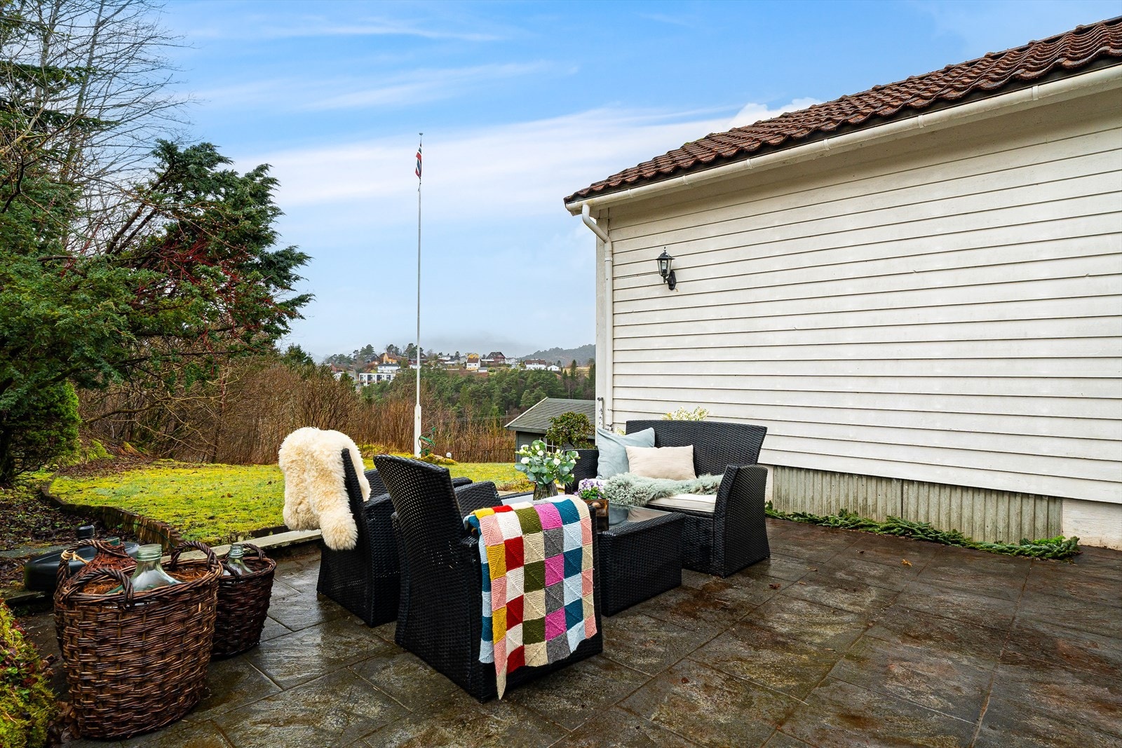 Flott utsikt ut over nærområdet. Galleribilde