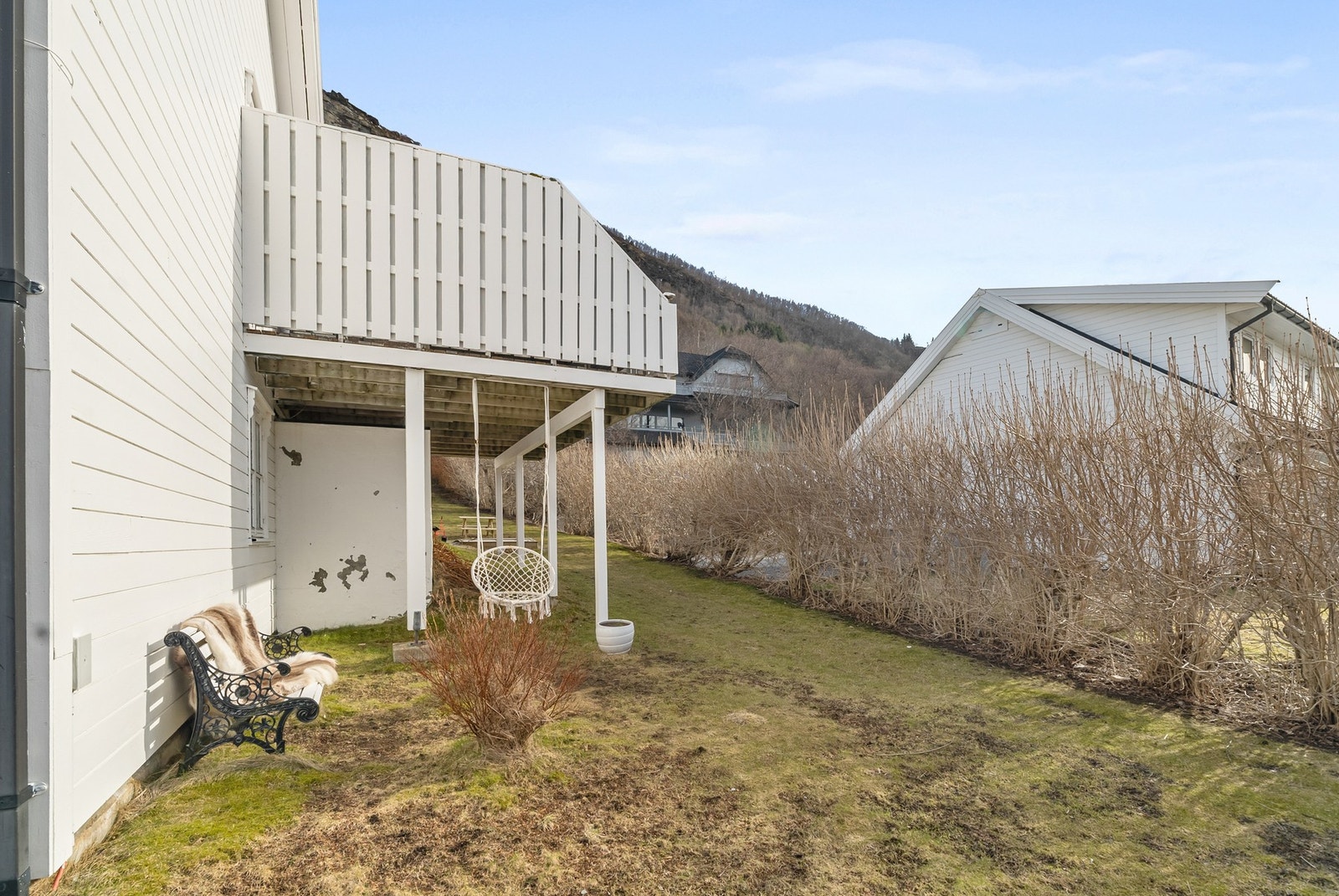 Hage med gode ys- og solforhold Galleribilde