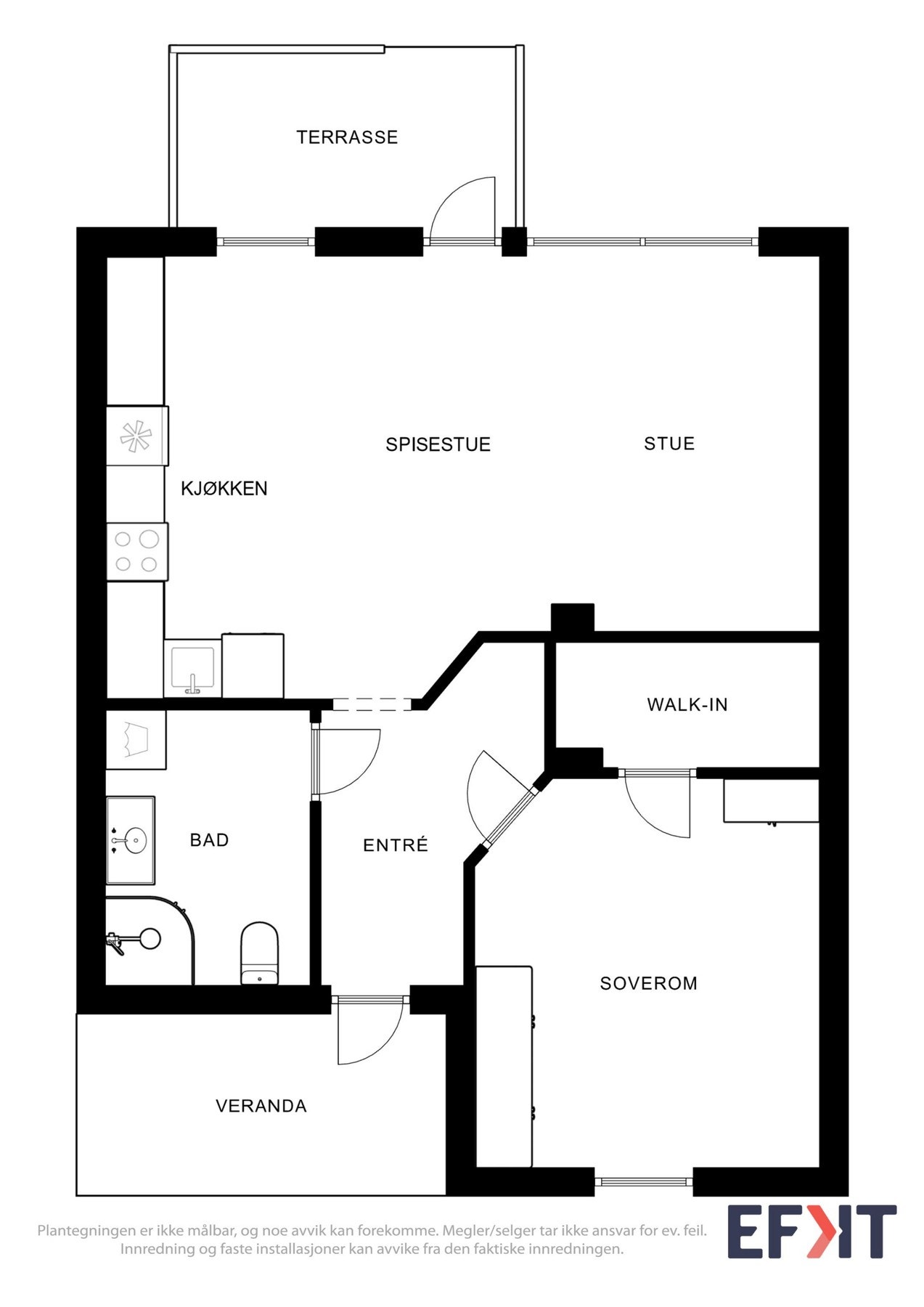 Plantegning Galleribilde