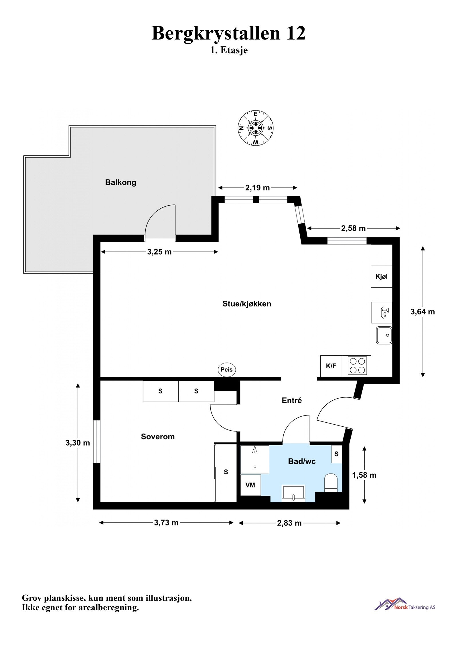 Planskisse Galleribilde