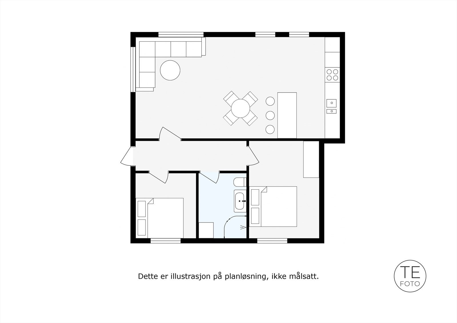 Plantegning. Galleribilde