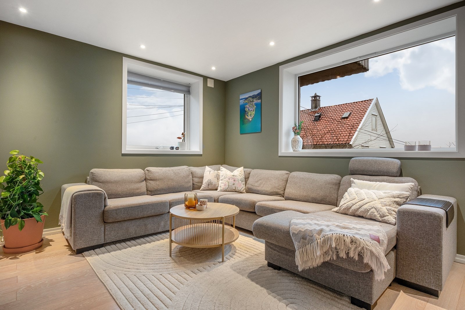 Leiligheten ble innredet og bygget om i 2015. Galleribilde