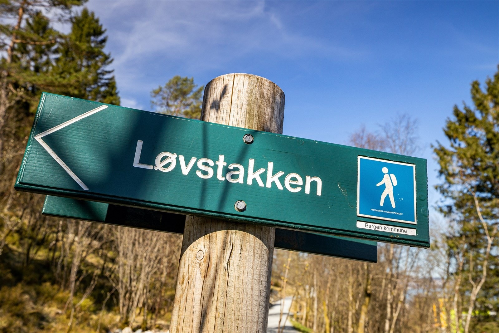 Fra leiligheten er det umiddelbar nærhet til Løvstakken og Løvstien Galleribilde