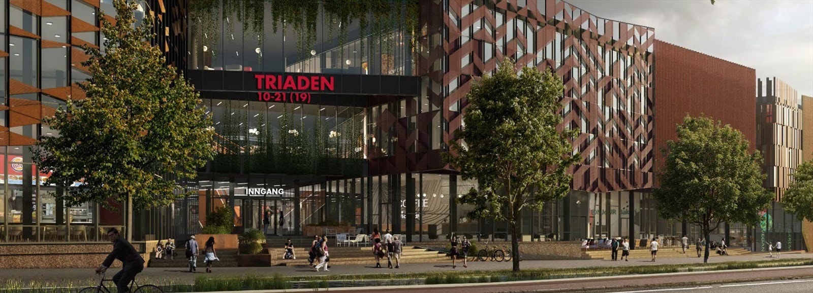 Triaden Lørenskog Storsenter som nærmeste nabo Galleribilde