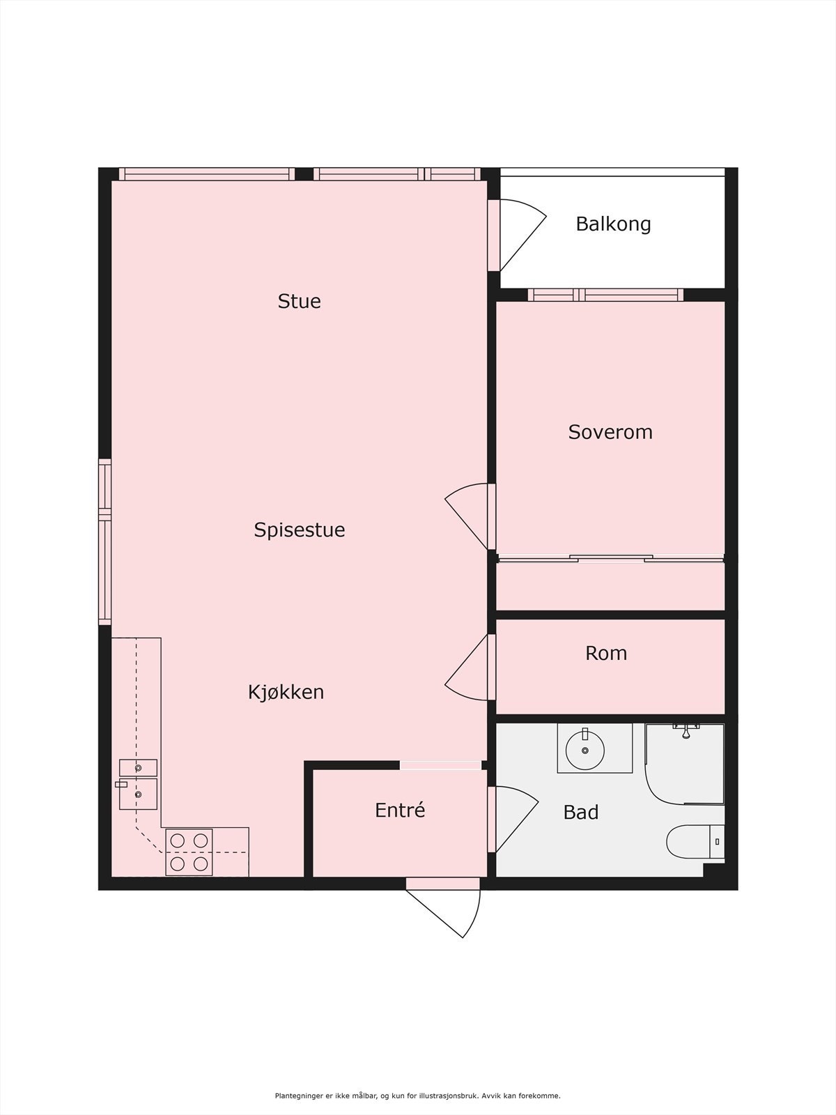 Plantegning Galleribilde